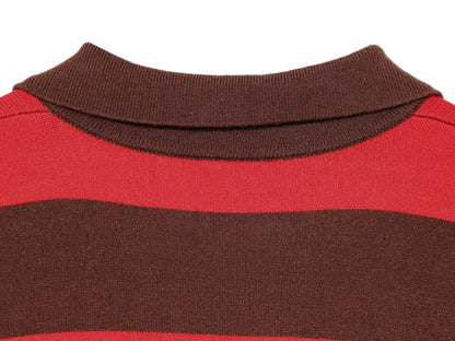 Jersey de Rayas Cuello Polo para Mujer | Oversize