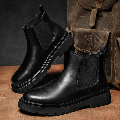Botines Chelsea para Mujer | Botines Negros de Suela Track