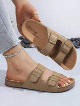 Sandalias de Corcho con Hebilla para Mujer | Sandalias Cómodas de Verano