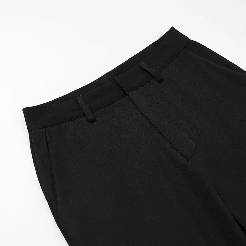Conjunto de Chaleco y Pantalón para Mujer | Chaleco Sastre Asimétrico con Pantalón Recto