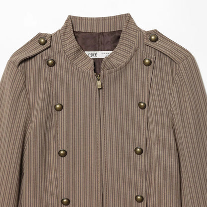Conjunto Chaqueta y Pantalón de Raya Diplomática para Mujer | Traje de Oficina Elegante