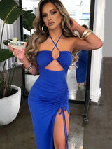 Vestido Midi Entallado para Mujer | Vestido de Verano Ajustado con Escote en V