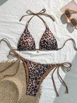 Bikini de Dos Piezas para Mujer | Bañador de Lunares o Leopardo de Verano