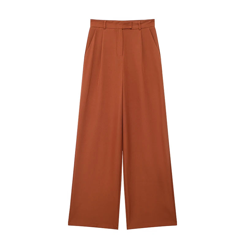 Pantalón Recto Vintage para Mujer | Cintura Alta