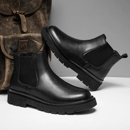 Botines Chelsea para Mujer | Botines Negros de Suela Track