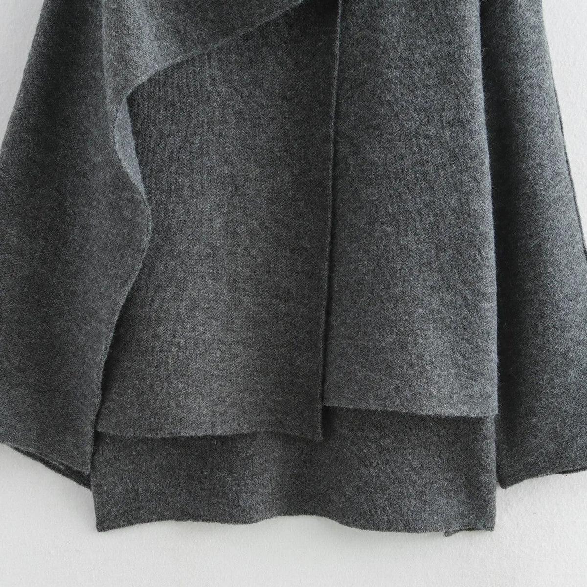 Jersey Oversize de Punto para Mujer | Con Bufanda Cruzada Estilo Capa