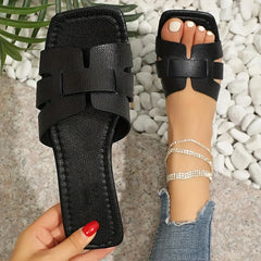 Sandalias Planas Slide para Mujer