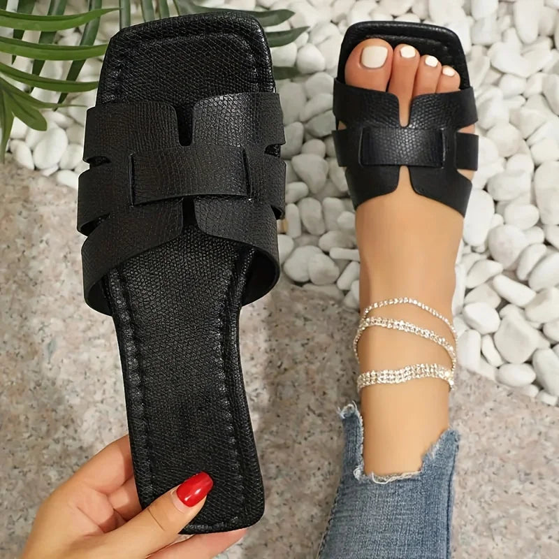 Sandalias Planas Slide para Mujer