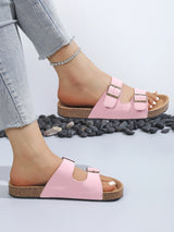 Sandalias de Corcho con Hebilla para Mujer | Sandalias Cómodas de Verano