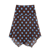 Conjunto Top y Falda de Lunares para Mujer | Halter y Falda Pañuelo de Verano
