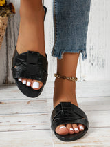 Sandalias Planas para Mujer | Sandalias de Verano de Rejilla Tejida Cómodas