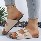 Sandalias de Corcho con Hebilla para Mujer | Sandalias Cómodas de Verano