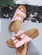 Sandalias de Corcho con Hebilla para Mujer | Sandalias Cómodas de Verano