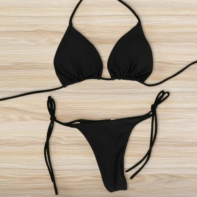 Bikini Halter para Mujer | Bañador de Dos Piezas Ajustable de Verano