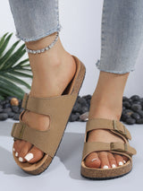 Sandalias de Corcho con Hebilla para Mujer | Sandalias Cómodas de Verano
