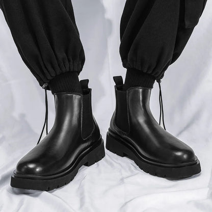 Botines Chelsea para Mujer | Botines Negros de Suela Track