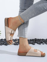 Sandalias de Corcho con Hebilla para Mujer | Sandalias Cómodas de Verano