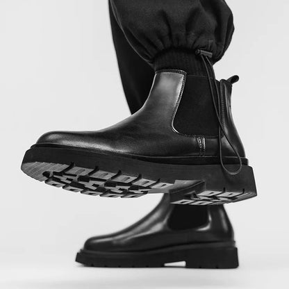 Botines Chelsea para Mujer | Botines Negros de Suela Track