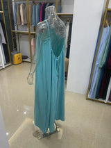 Vestido Largo de Verano de Tirantes para Mujer | Vestido Maxi de Playa con Espalda Descubierta