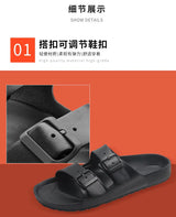 Zuecos EVA con Doble Hebilla para Mujer | Sandalias Cómodas de Verano