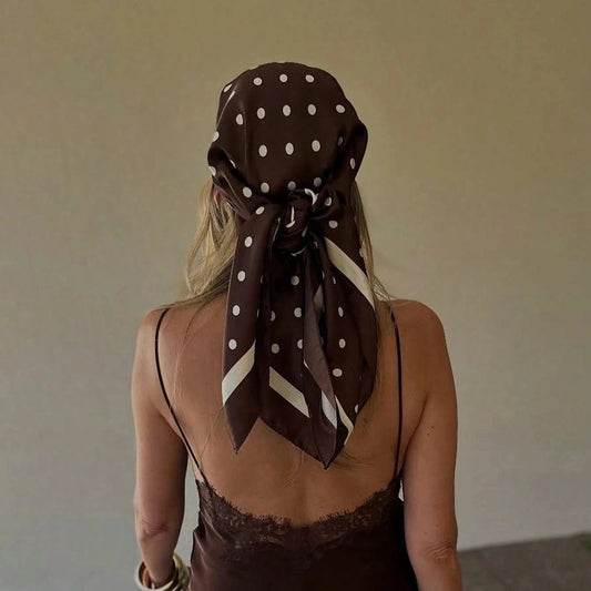Fular de Satén Estampado para Mujer | Cuadrado 90×90
