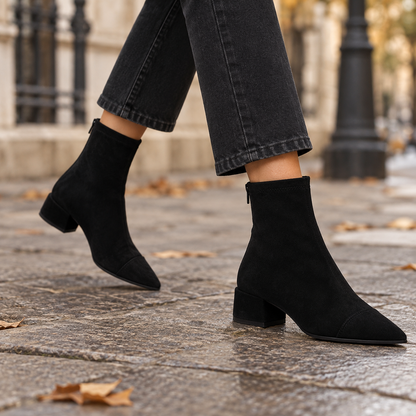 Botines de Ante Negro - portada