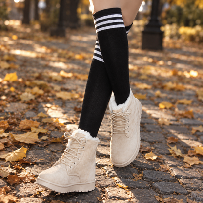 Botines de Ante beige lifestyle