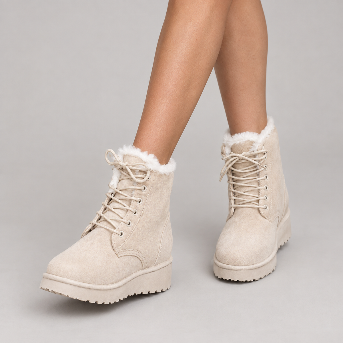 Botines de Ante beige