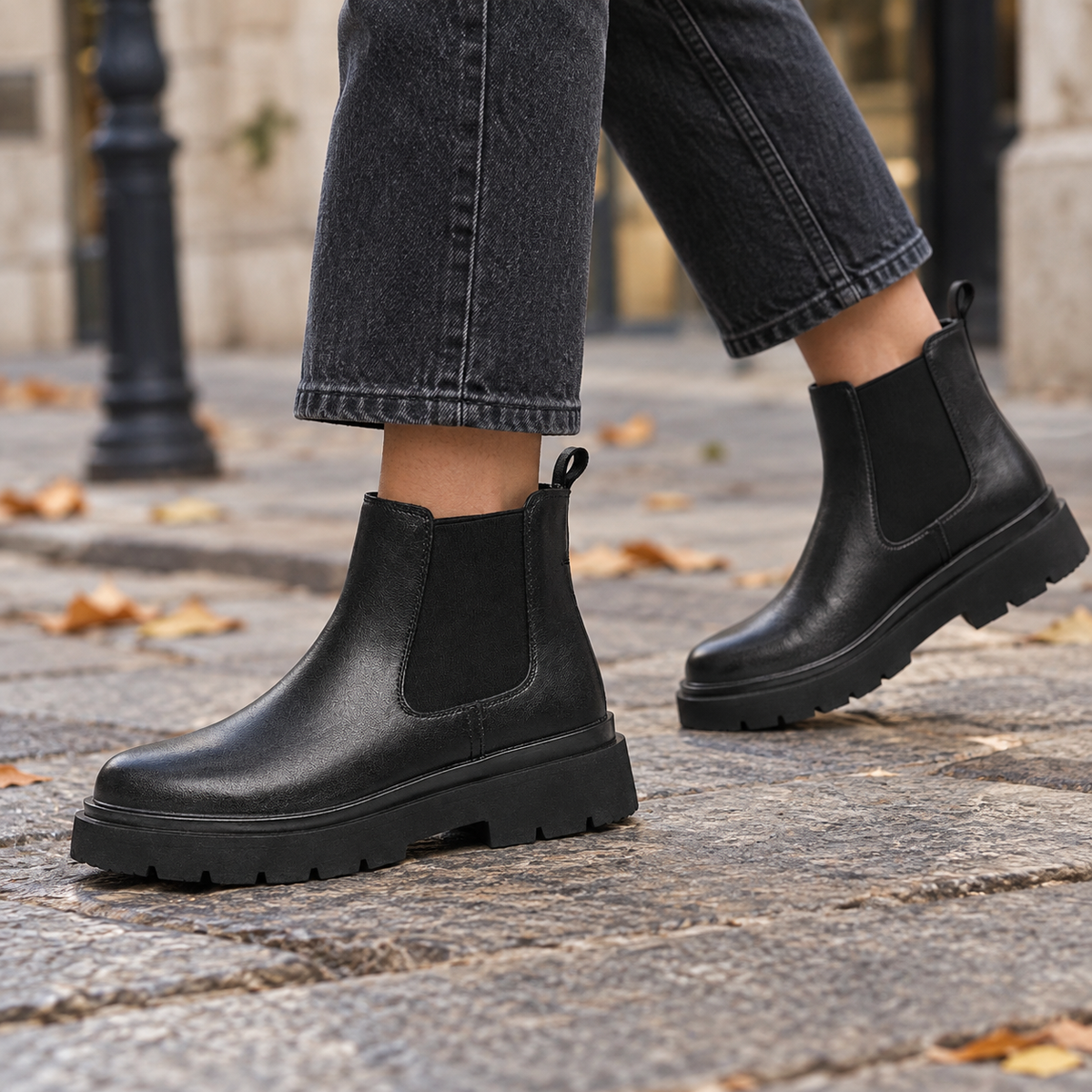 Botines Chelsea Negro - portada