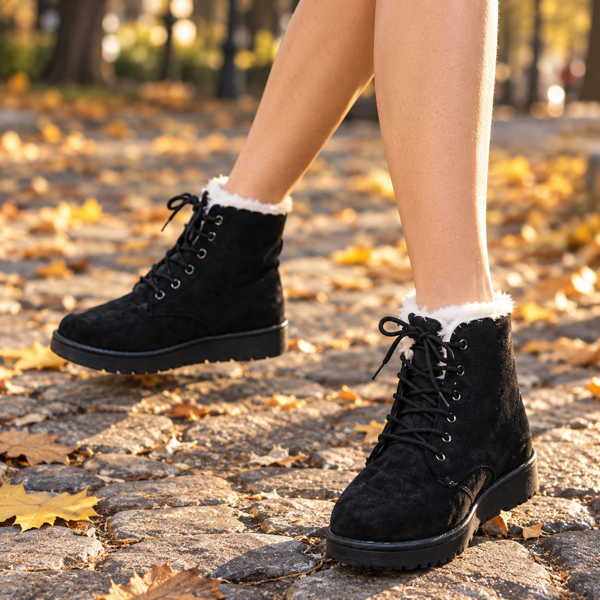Botines de Ante negro lifestyle