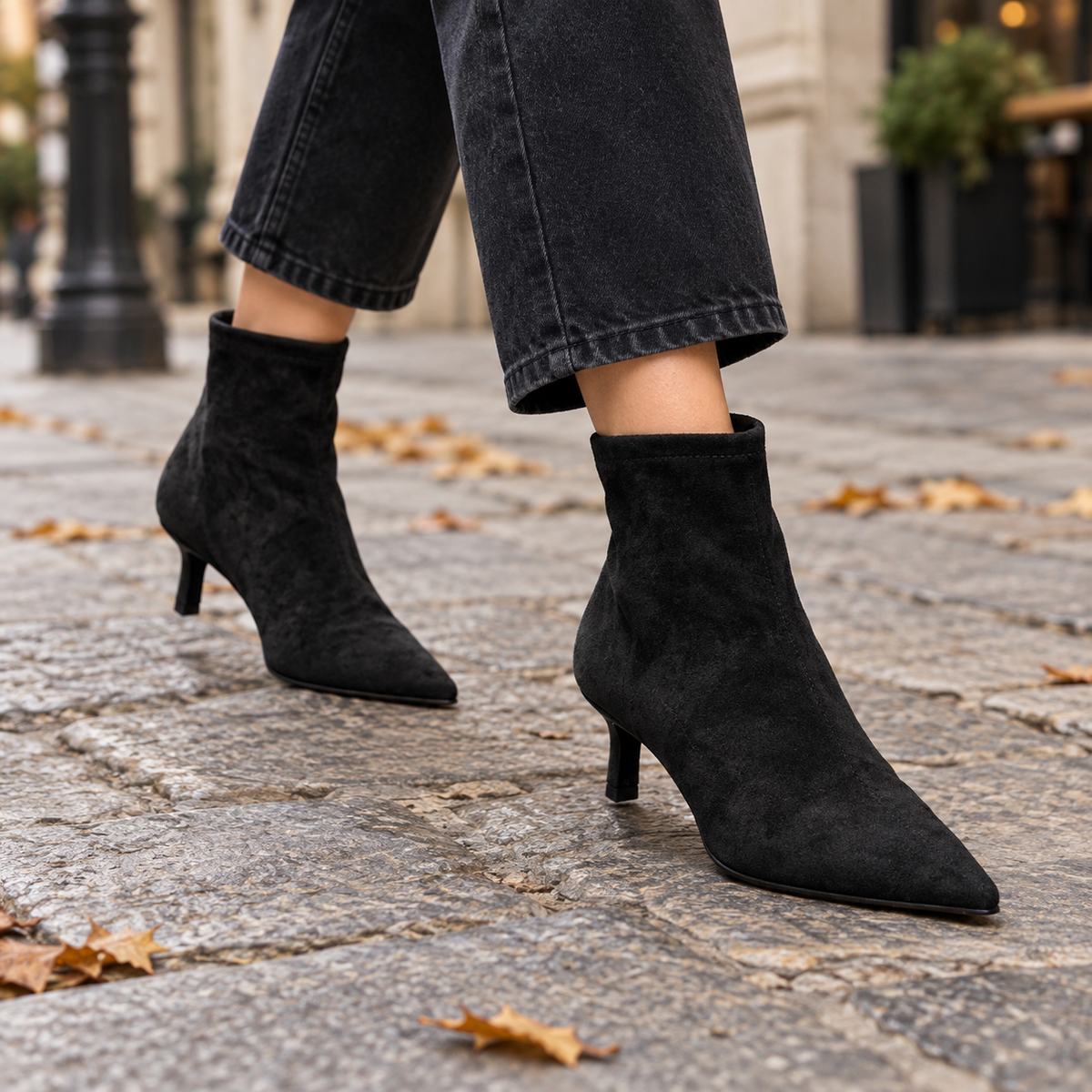 Botines Marrones Negro - portada
