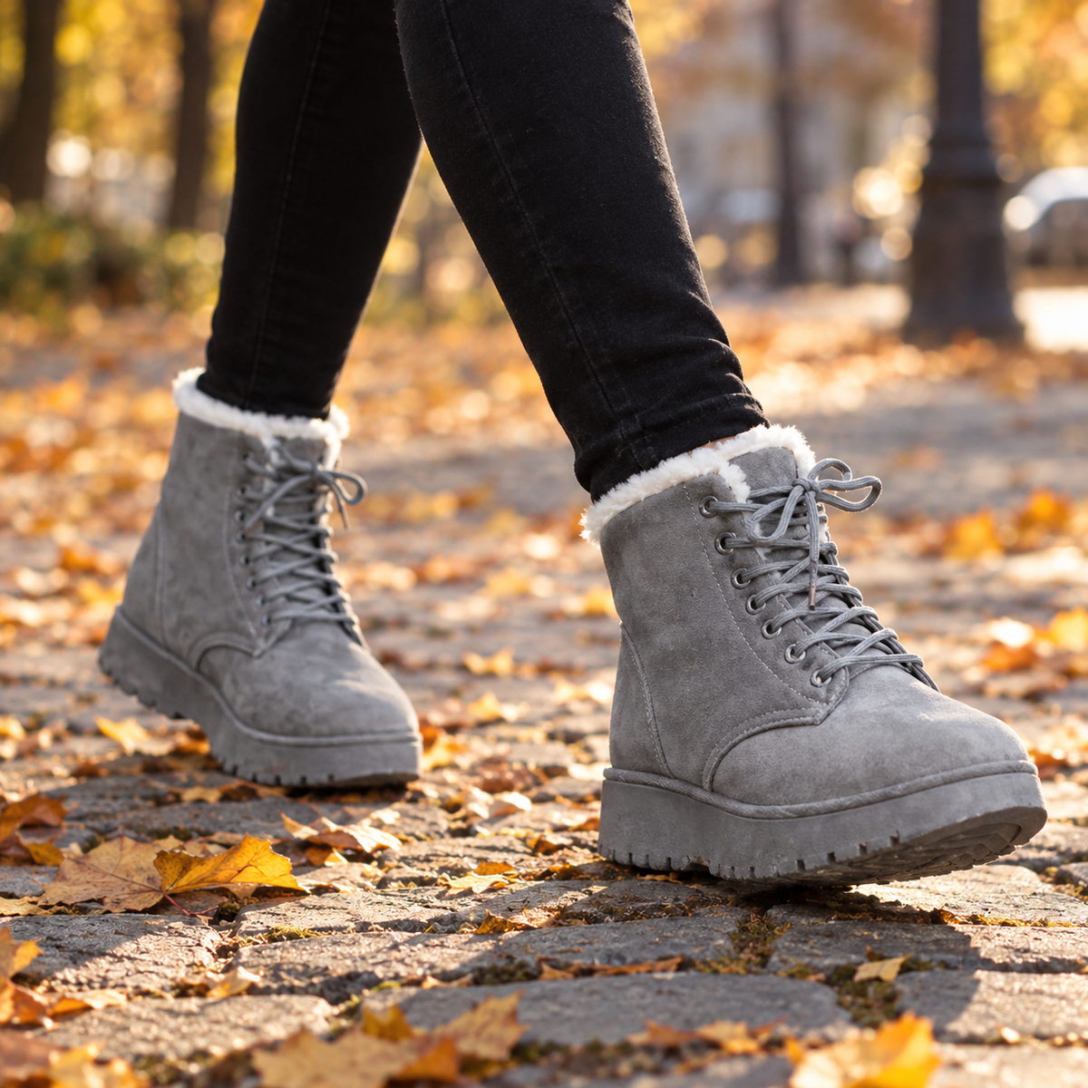 Botines de Ante gris lifestyle