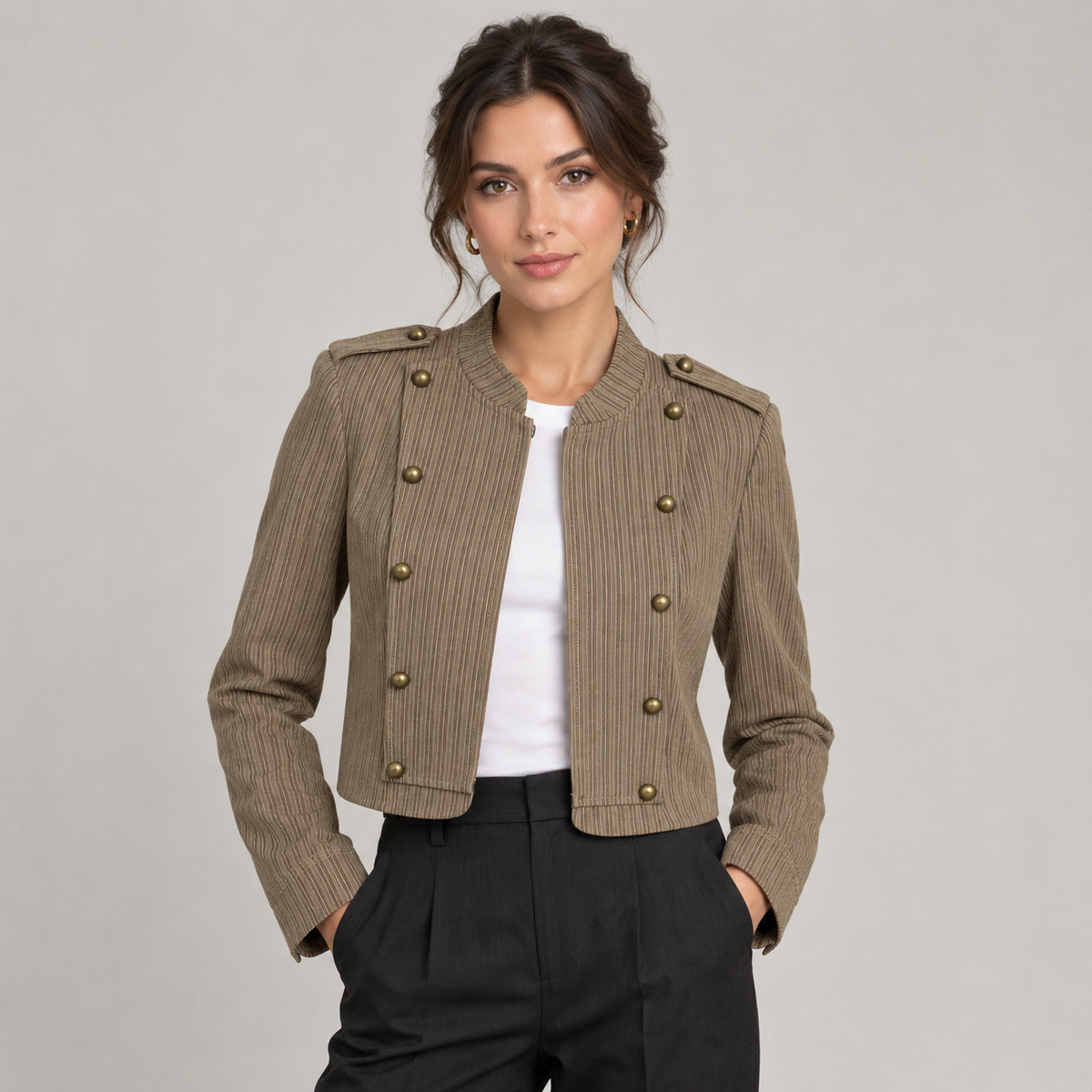 Solo chaqueta rayas