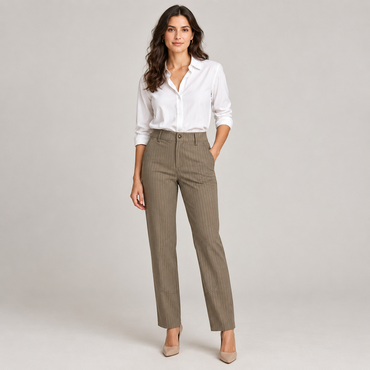 Solo pantalón rayas